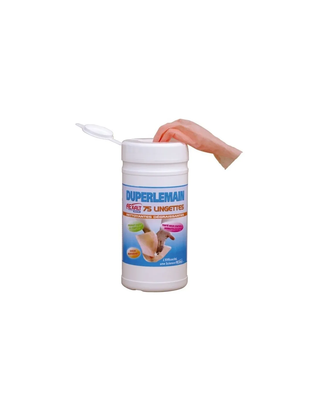 6 lingette nettoyante duperlemain seau de 75 lingettes-Lingettes nettoyantes Duperlemain