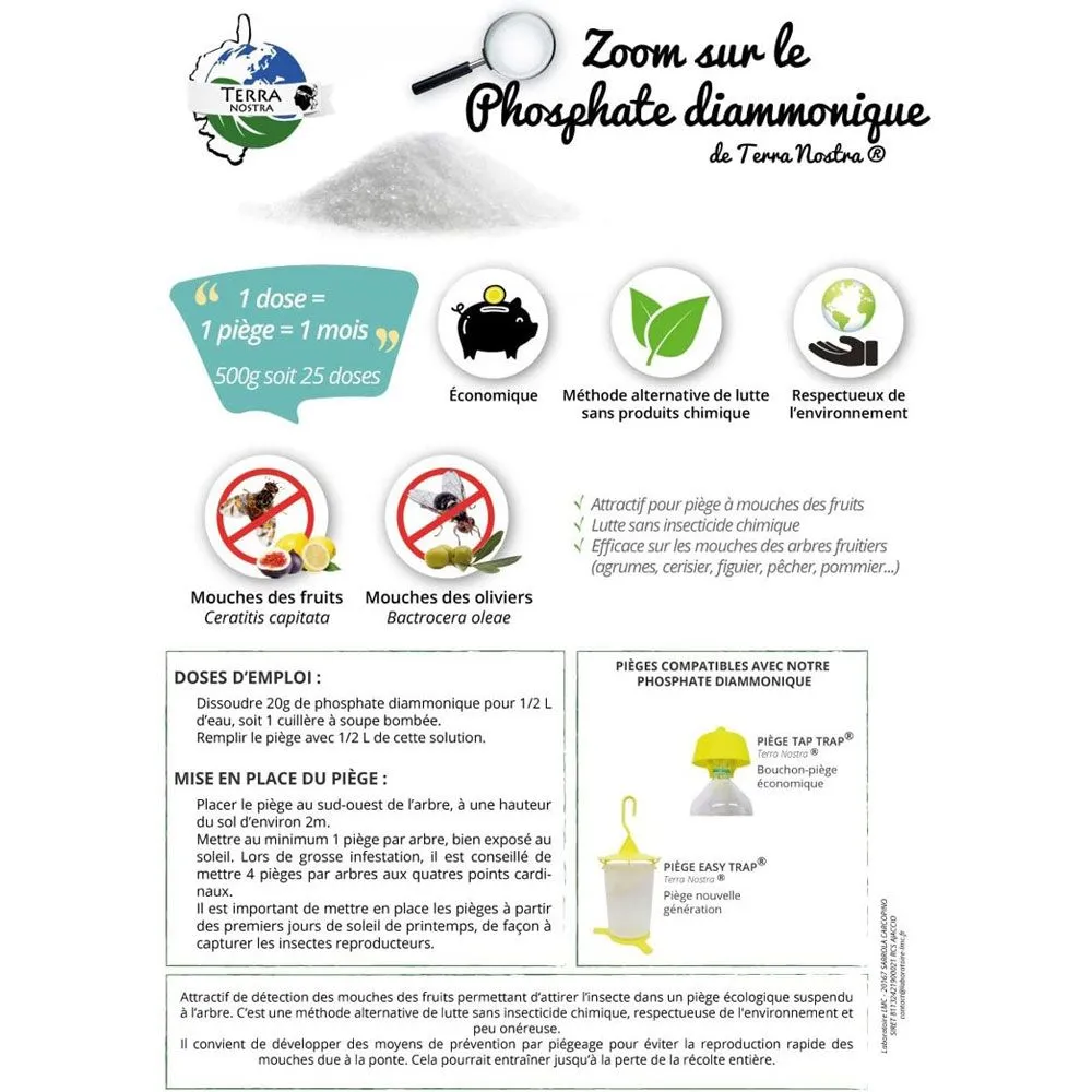 Anti mouche a fruit 500g