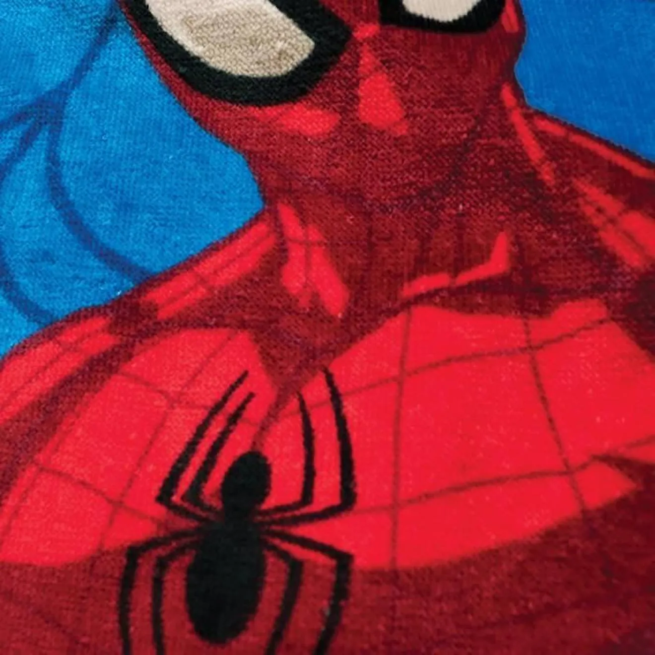 Cape de bain enfant SPIDERMAN HERO - DISNEY - 100% coton - 60x120 cm - lavable à 40° bleu - Disney