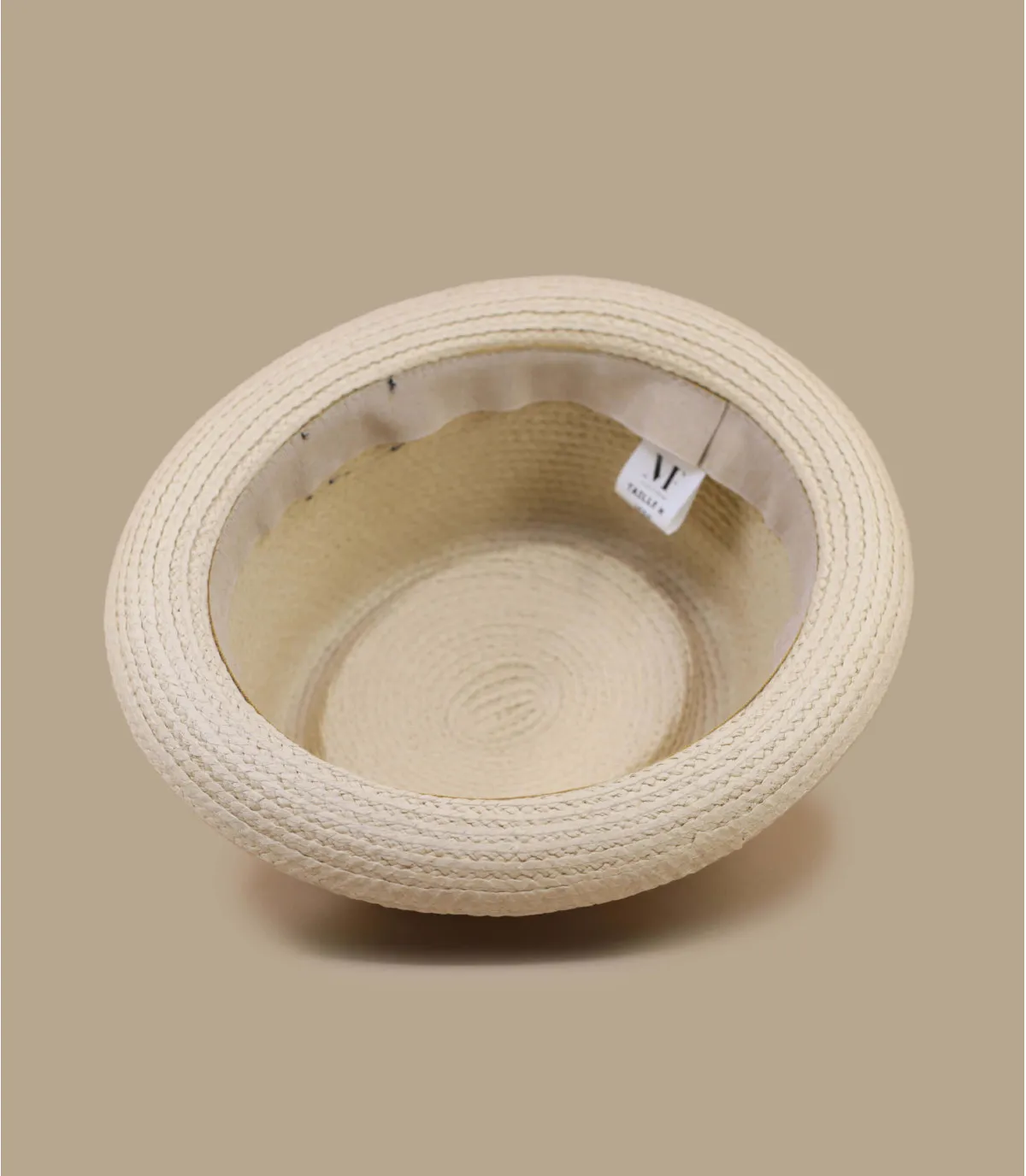 chapeau pork pie paille - Geremy naturel M by Flechet : Headict