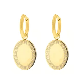 Claire - Boucles d'oreilles pièces vintage au look charmant