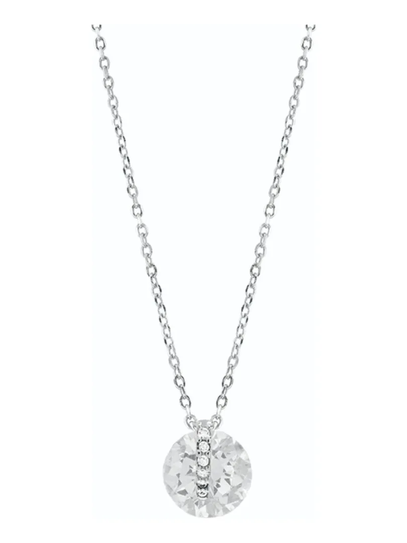 Collier, laiah en argent 925 et zirconium plaqué rhodium brillant - Argent