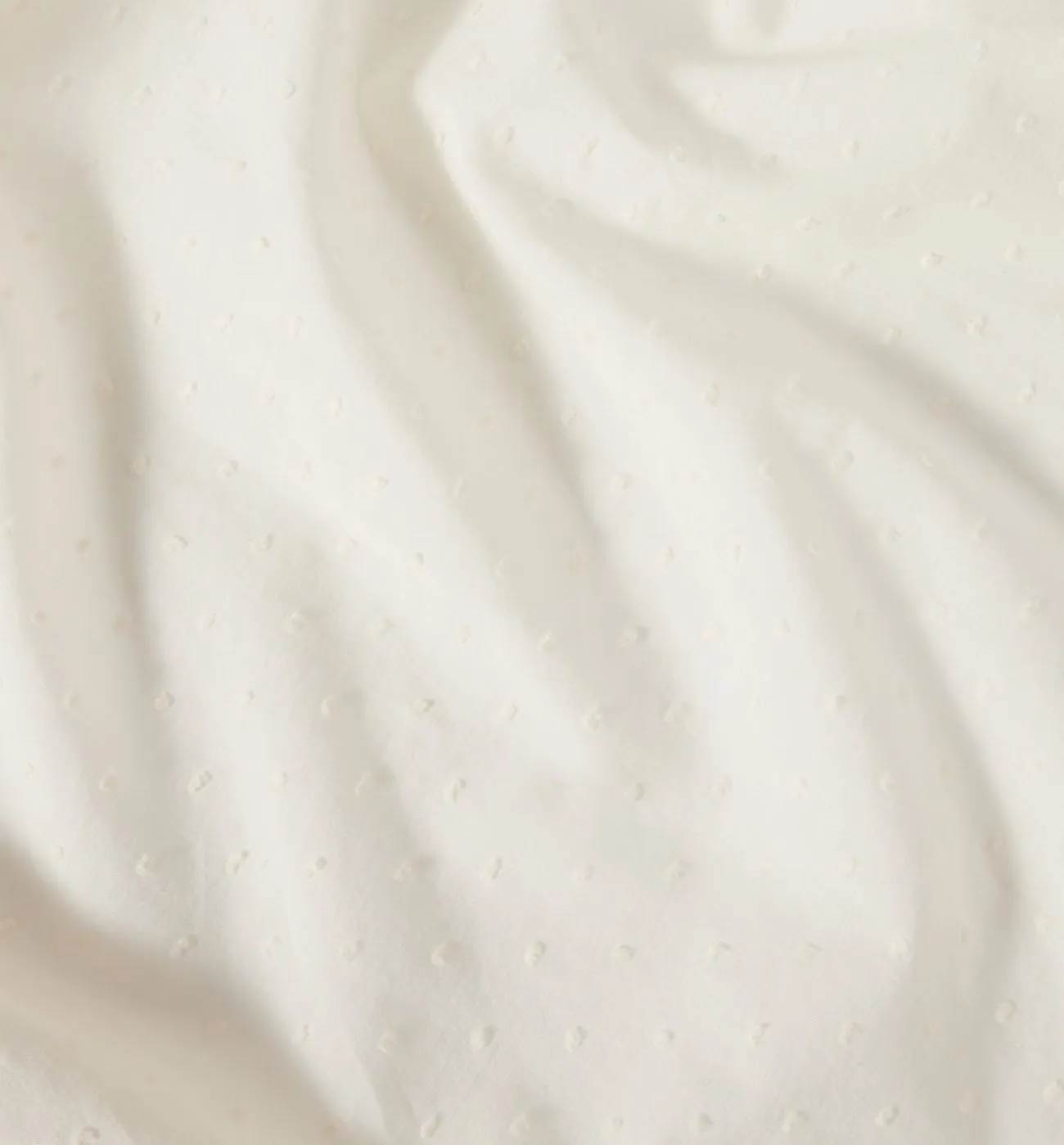 Coupon de 3 m coton plumetis - Ecru