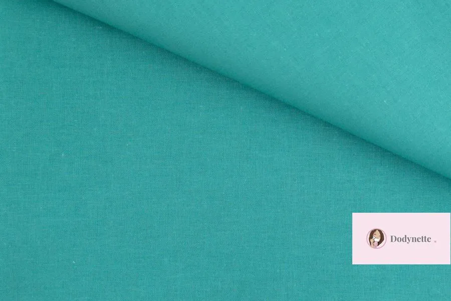 Coupon de cretonne uni - coloris Opaline