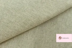 Coupon de toile de coton aspect lin - Jade chiné - OEKO-TEX