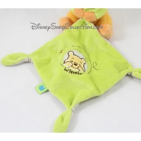 Doudou mouchoir Tigrou DISNEY NICOTOY déguisé en lapin vert