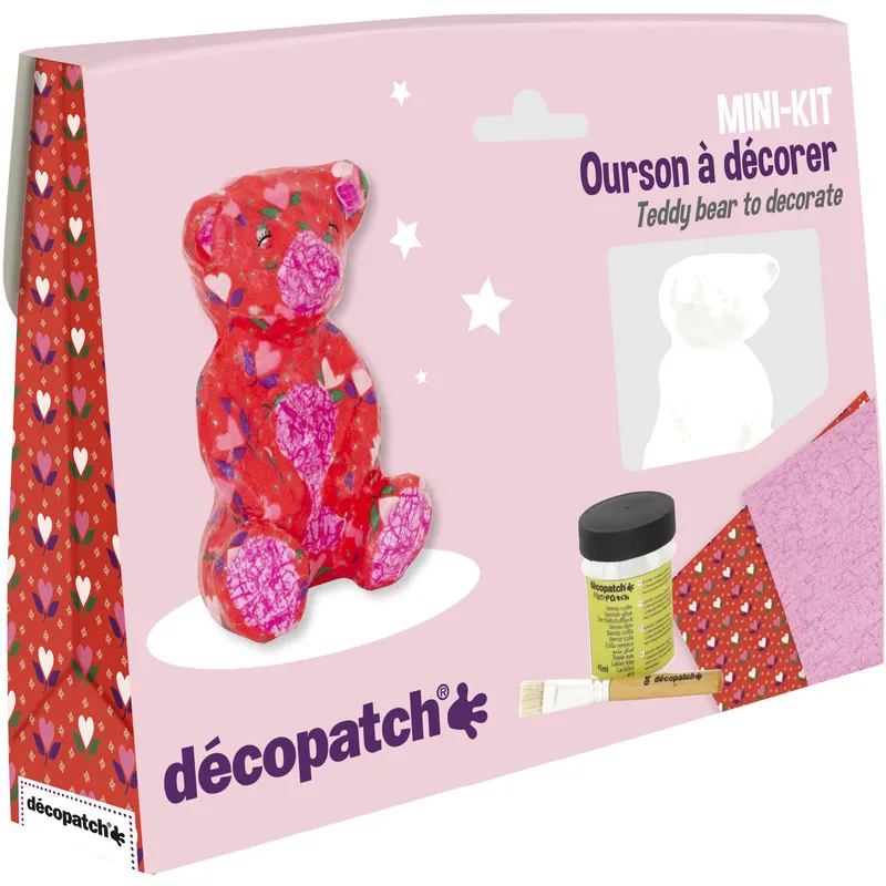 Décopatch Kit de bricolage Ourson