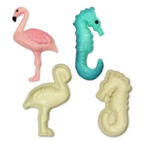 Découpoirs relief pâte à sucre  Rose et Hippocampe Pop It 