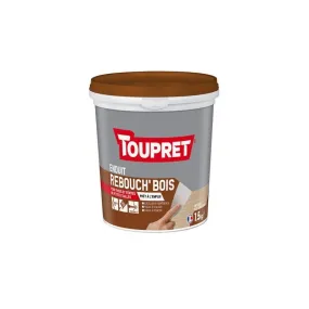 ENDUIT REBOUCH' BOIS PÂTE 1.5KG - TOUPRET