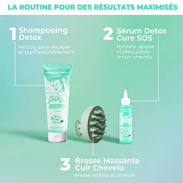 Energie Fruit Detox cure SOS - Sérum cuir chevelu Hydra équilibrant - 75ml