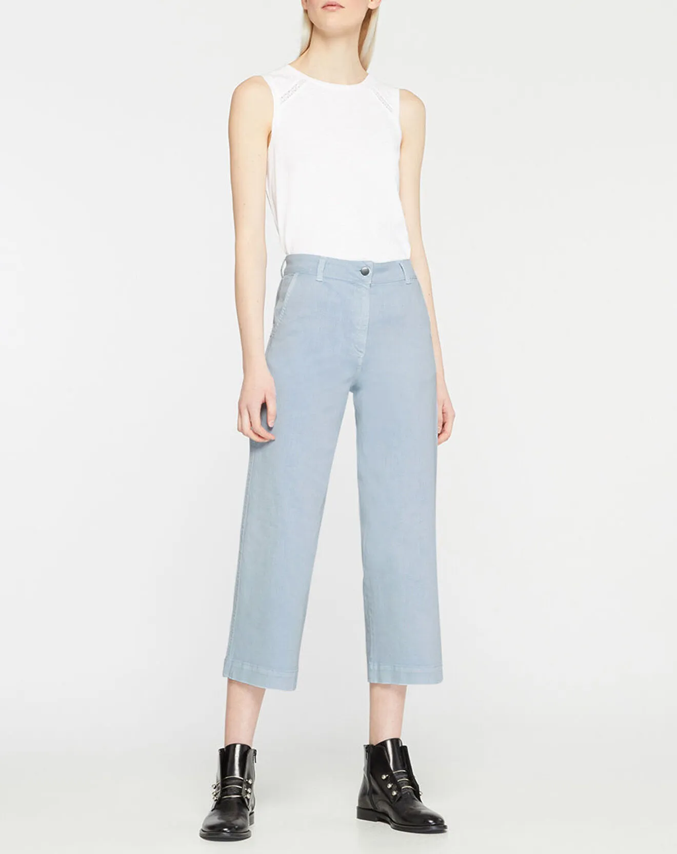 Jean large Amy bleu clair