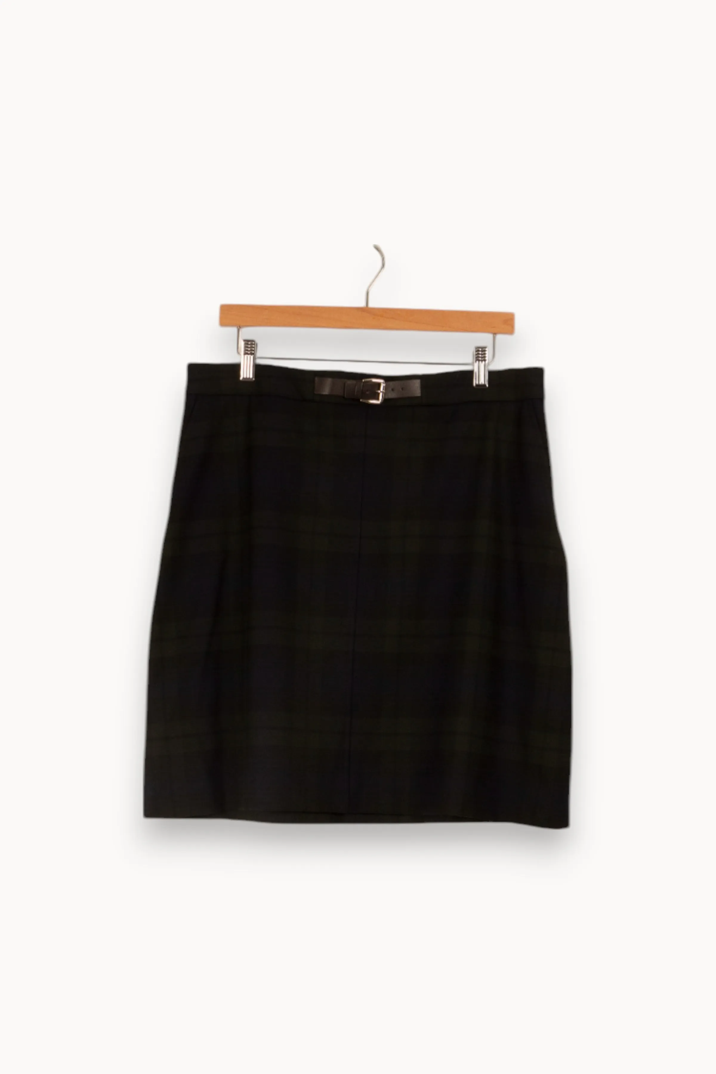 Jupe verte à carreaux multicolores - Taille XXXL/46