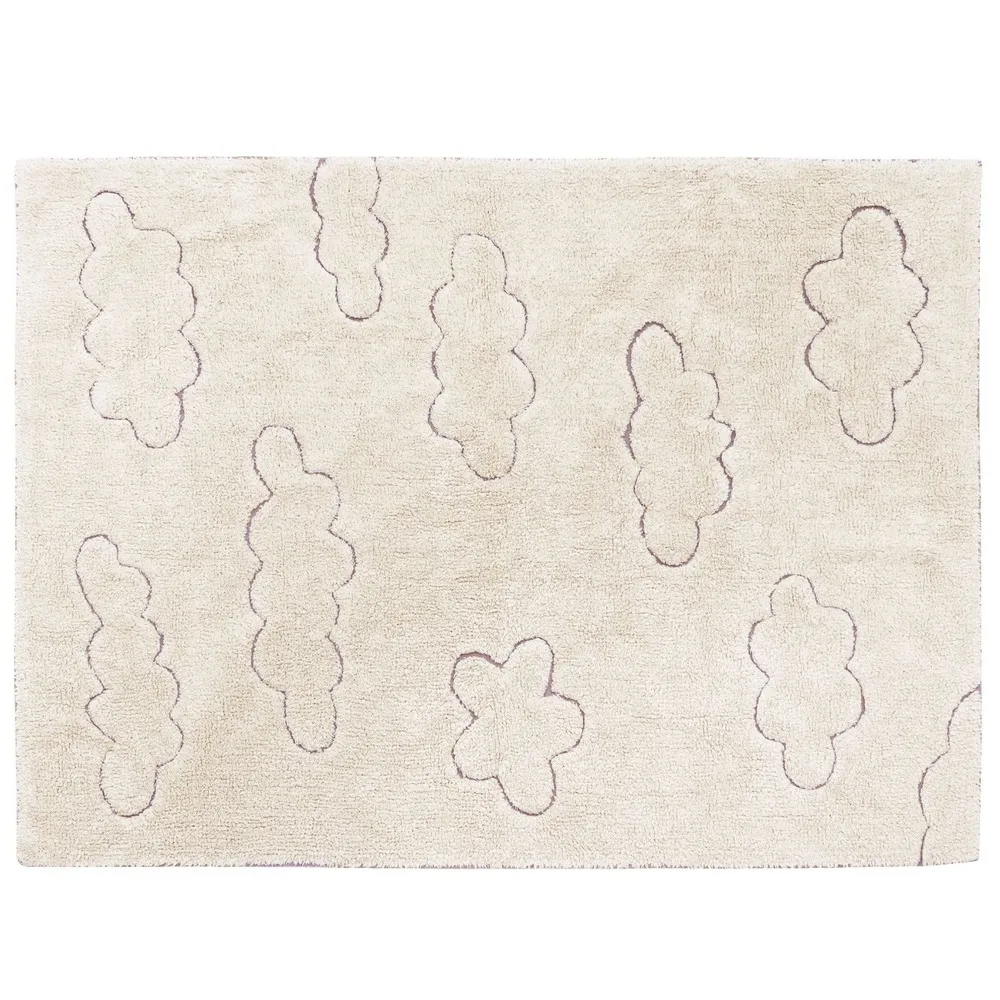 Lorena canals - tapis lavable rugcycled clouds