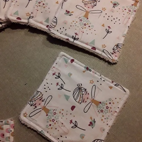 Lot de 11 lingettes motif  fée