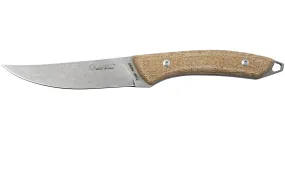Mercury Trek 925-25CNC, Natural Canvas Micarta, couteau de chasse