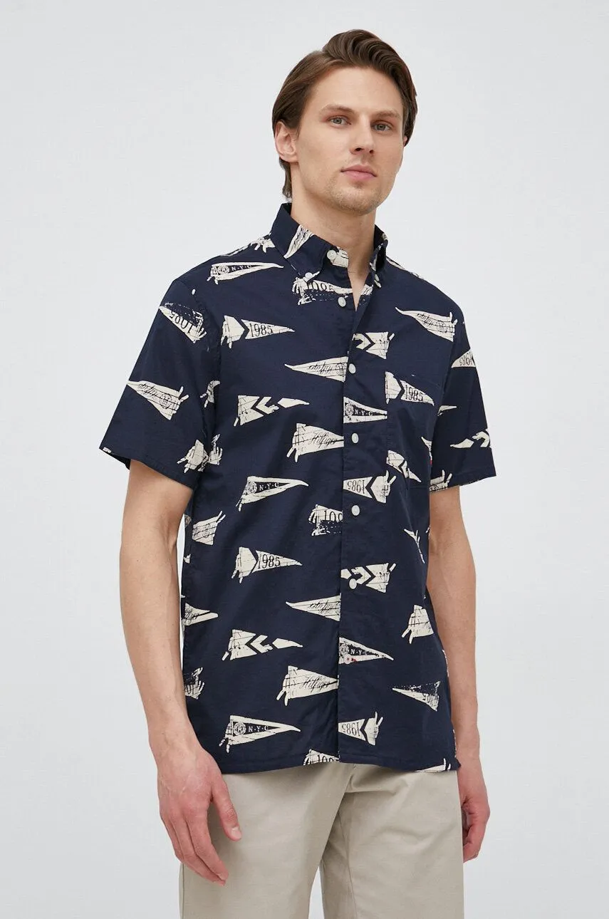 Nautical Short Sleeve Regular Fit Shirt