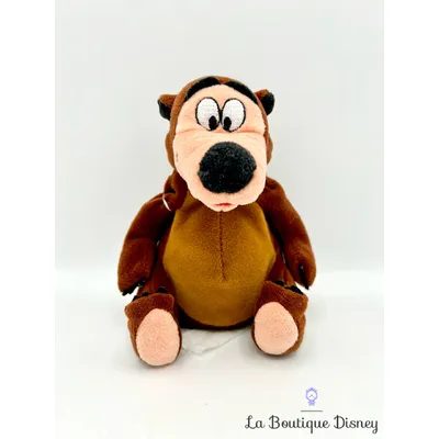 Peluche Humphrey l'Ours Nicodème Disney Store vintage marron 16 cm