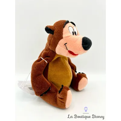 Peluche Humphrey l'Ours Nicodème Disney Store vintage marron 16 cm