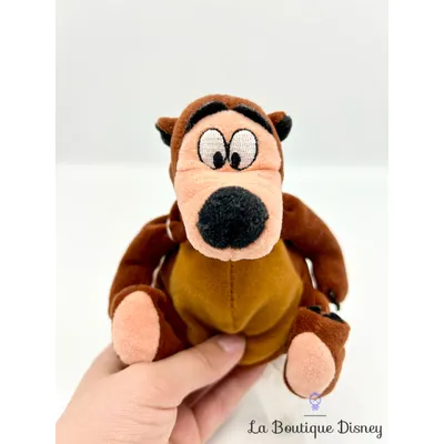 Peluche Humphrey l'Ours Nicodème Disney Store vintage marron 16 cm