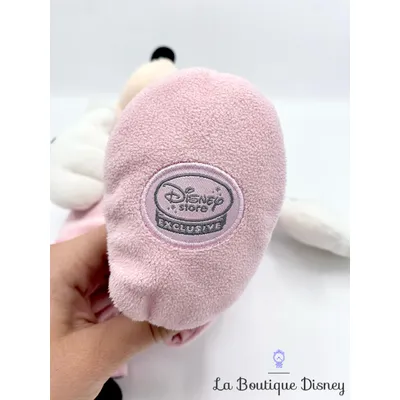 Peluche Minnie Mouse Pyjama Disney Store Exclusive rose bonnet nuit 42 cm