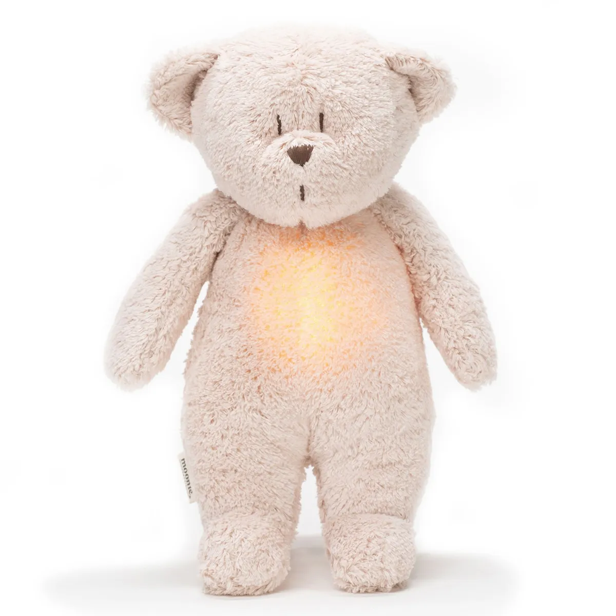 Peluche Veilleuse Musicale Ourson Moonie Rose Blush