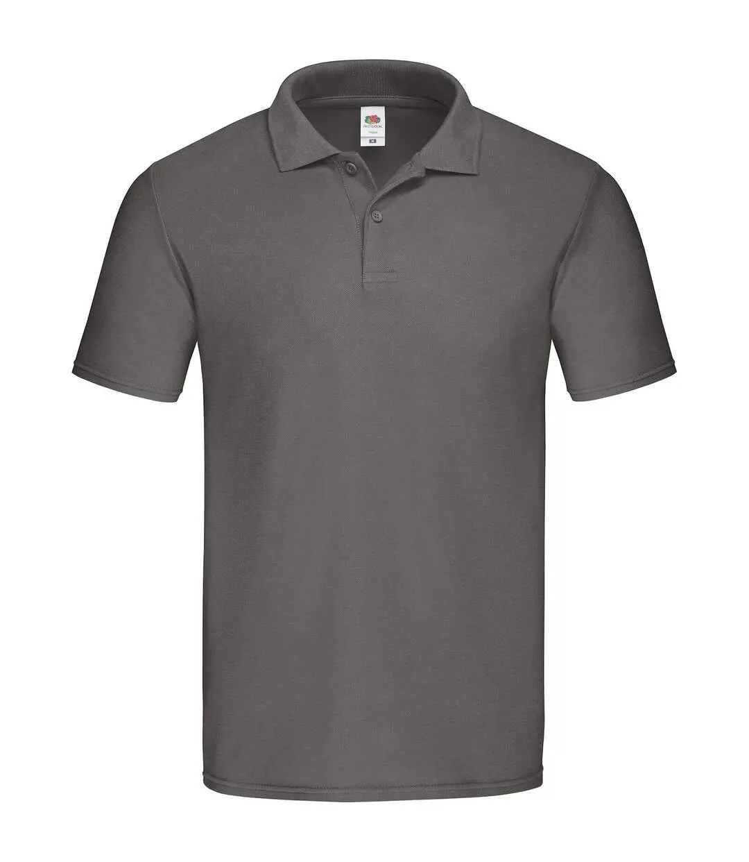 Polo manches courtes original homme gris Fruit of the Loom