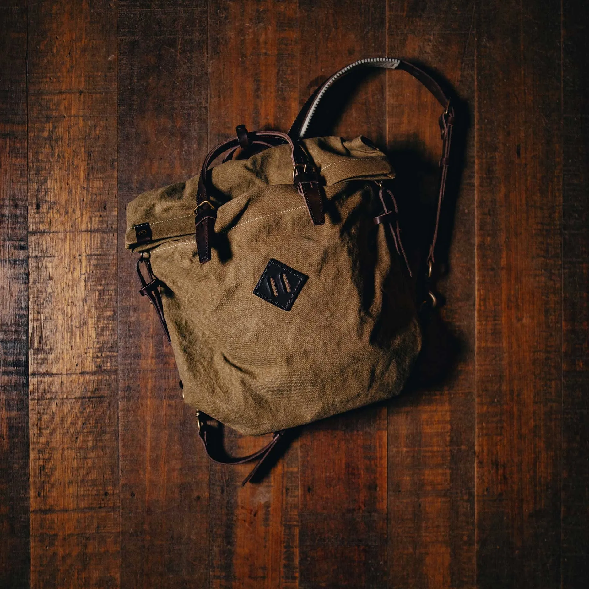 Sac à dos Woody 25L - Blé Stonewashed - Bleu de Chauffe - Marques de France