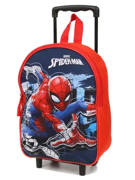 Sac à dos à roulettes SpiderMan Web XS Bleu  SPITF04TOIL  SPITF04TOIL