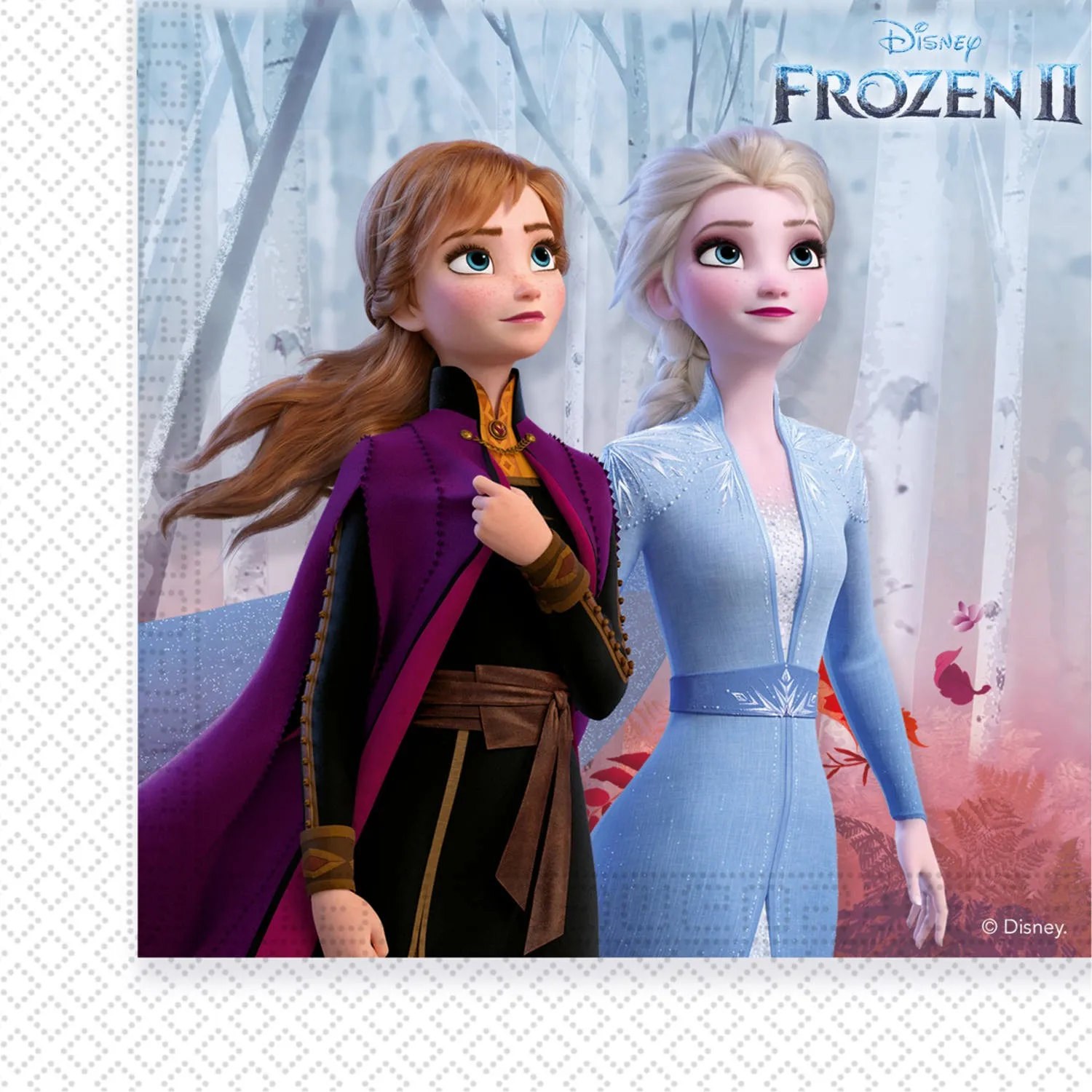 Serviettes reine des neiges