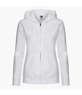 Sweat à capuche premium femme blanc Fruit of the Loom