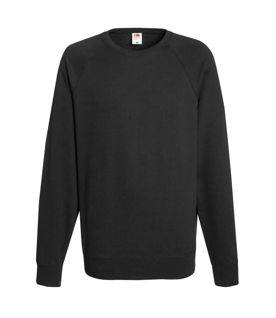 Sweatshirt léger homme noir Fruit of the Loom
