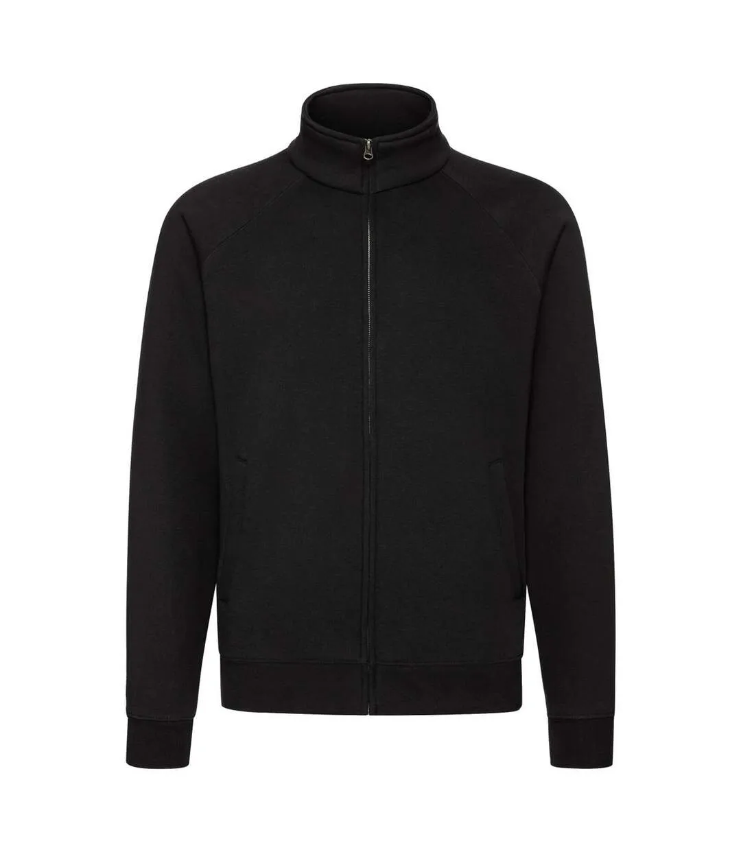 Sweatshirt à fermeture zippée homme noir Fruit of the Loom