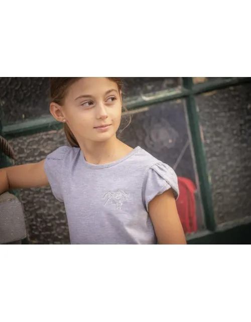 T-Shirt Ysaé Eden by Pénélope Gris Chiné - Enfant