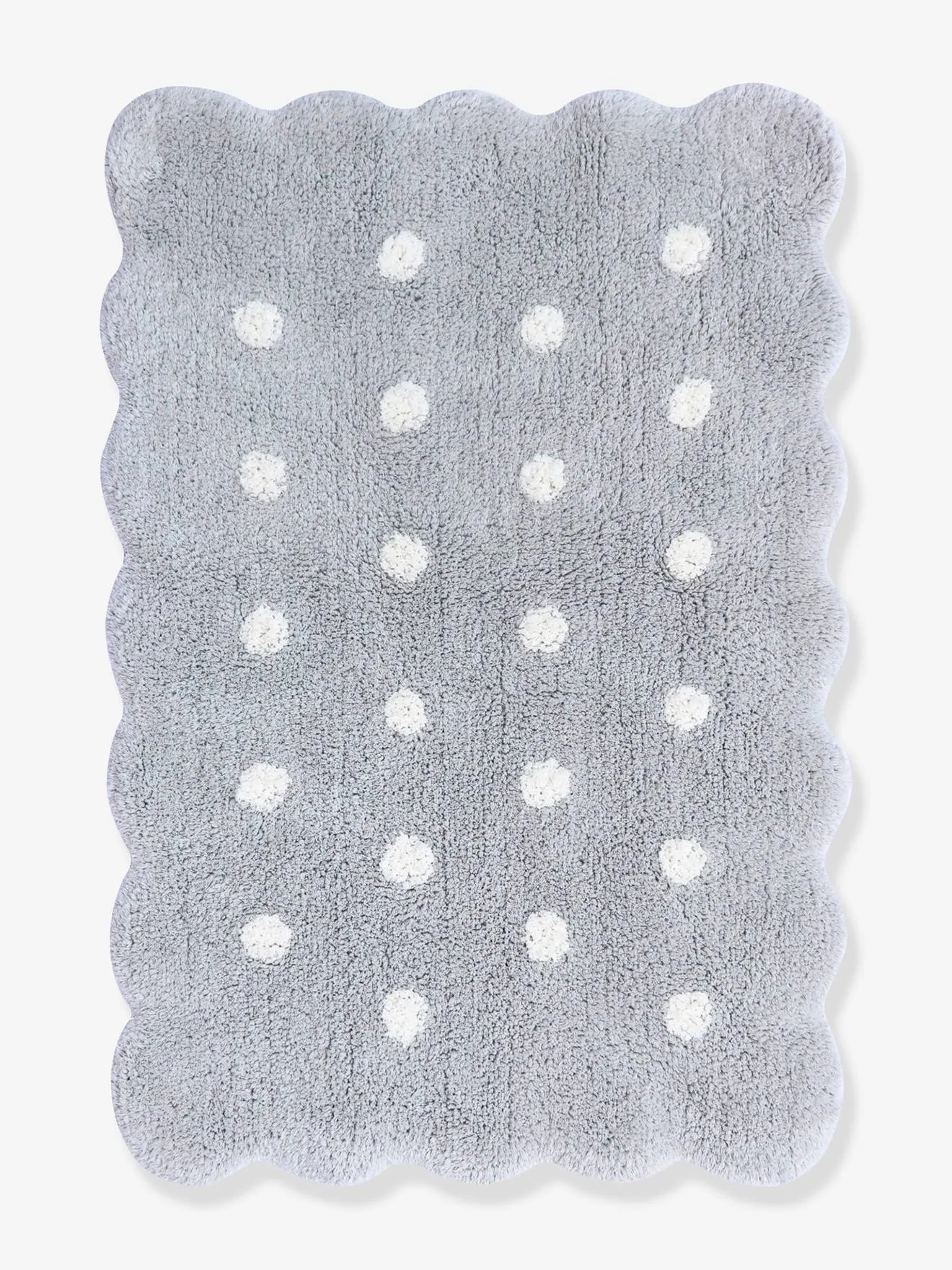 Tapis coton Lavable Mini Biscuit - LORENA CANALS gris - Lorena Canals