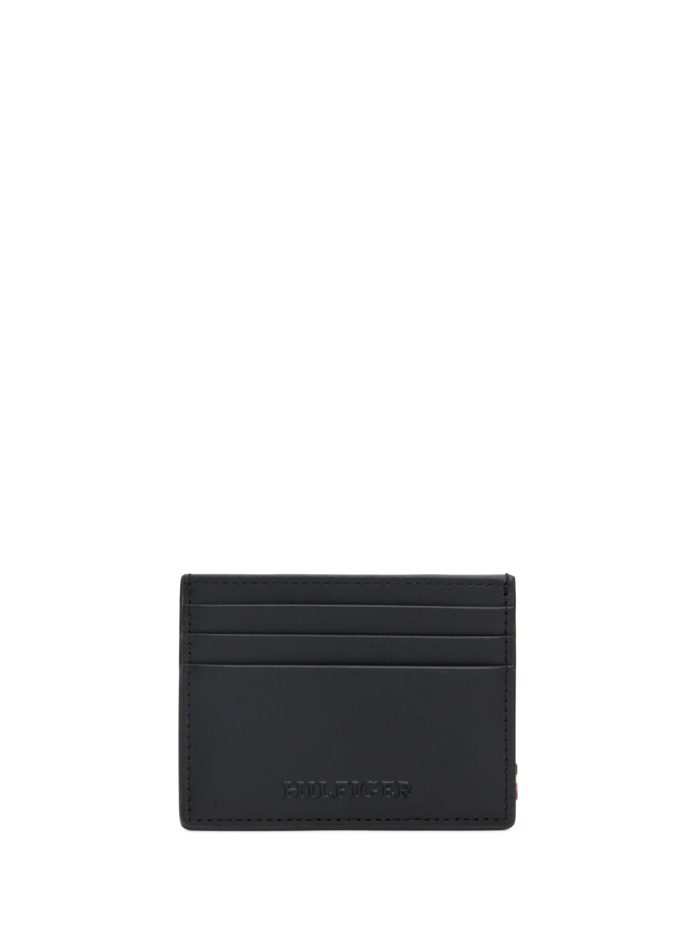 TOMMY HILFIGER  Porte-cartes en cuir - Noir
