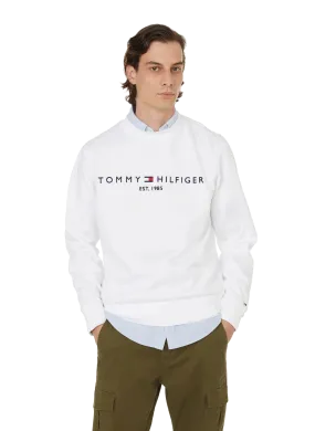 TOMMY HILFIGER  Sweatshirt logotypé - Blanc