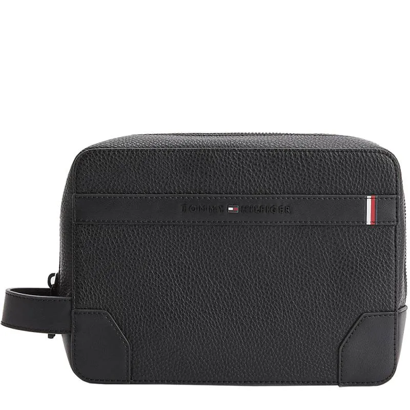 Trousse de Toilette à Effet Grain Fin Tommy Hilfiger Central AM0AM10237