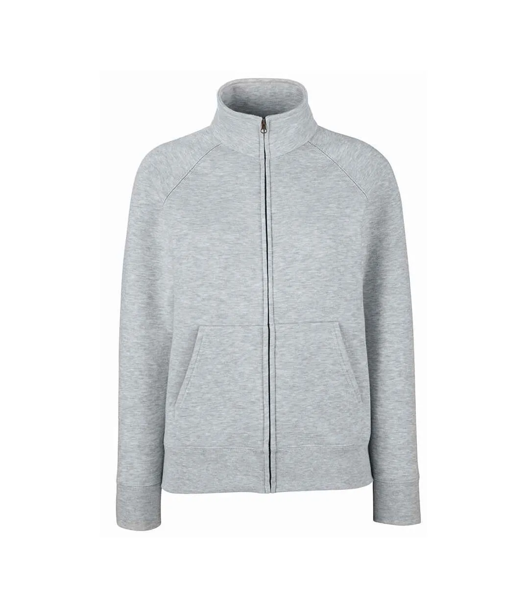 Veste de survêtement femme gris chiné Fruit of the Loom