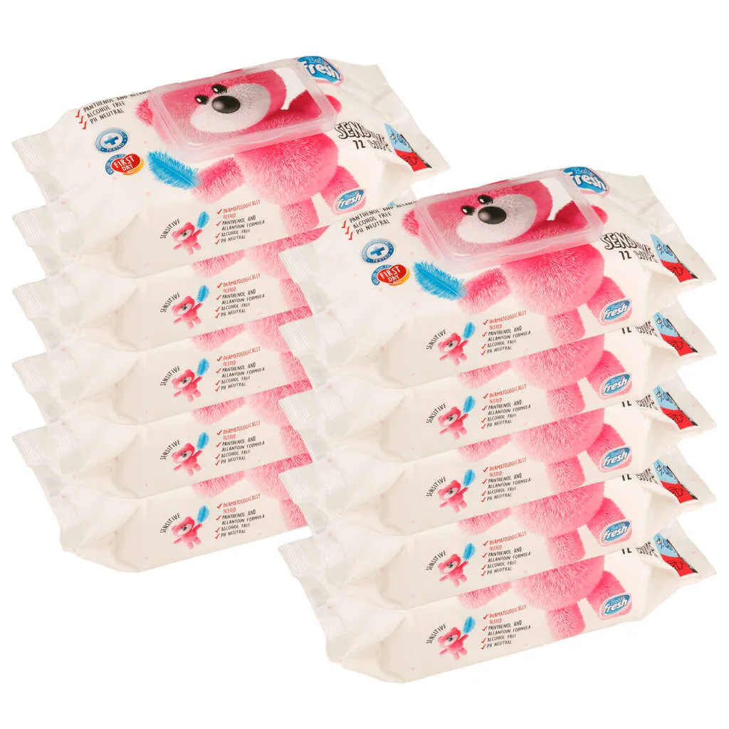 vidaXL Lingettes pour bébé 10 paquets 720 lingettes | vidaxl-fr